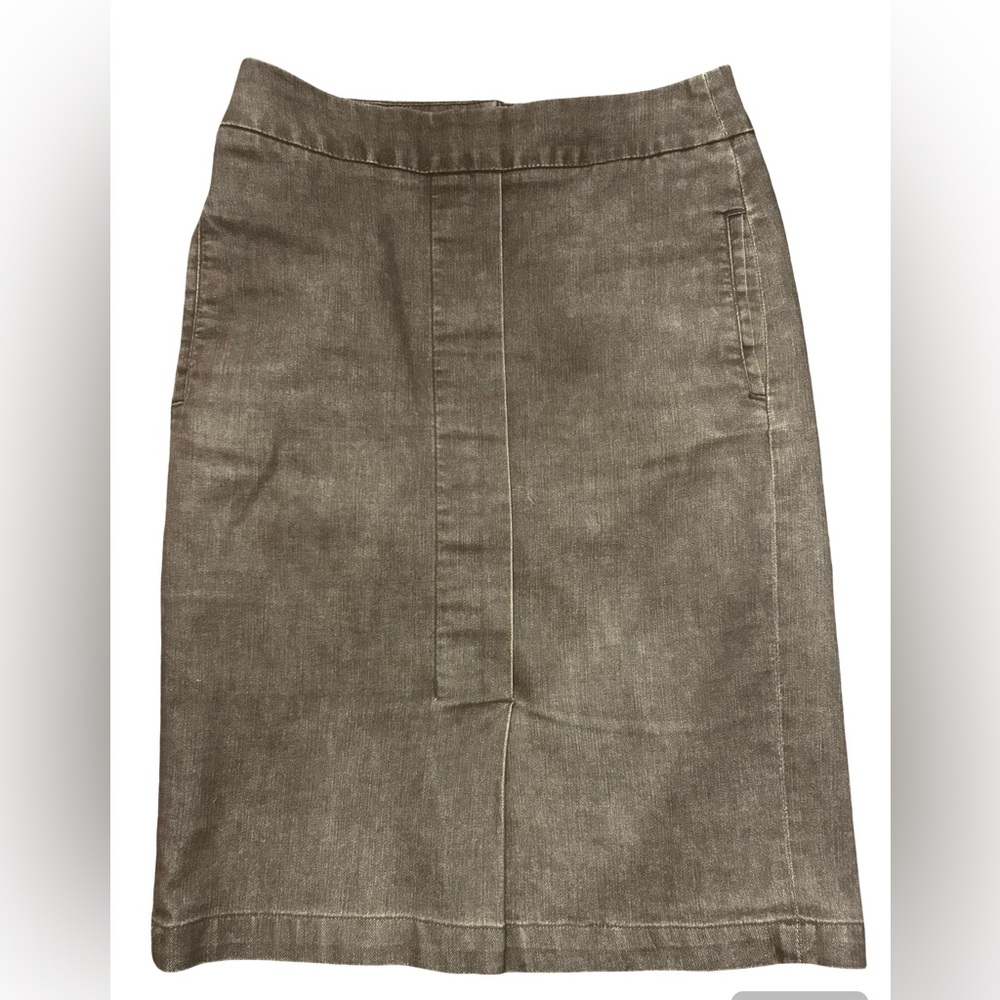 Talbots Grey Pencil Skirt